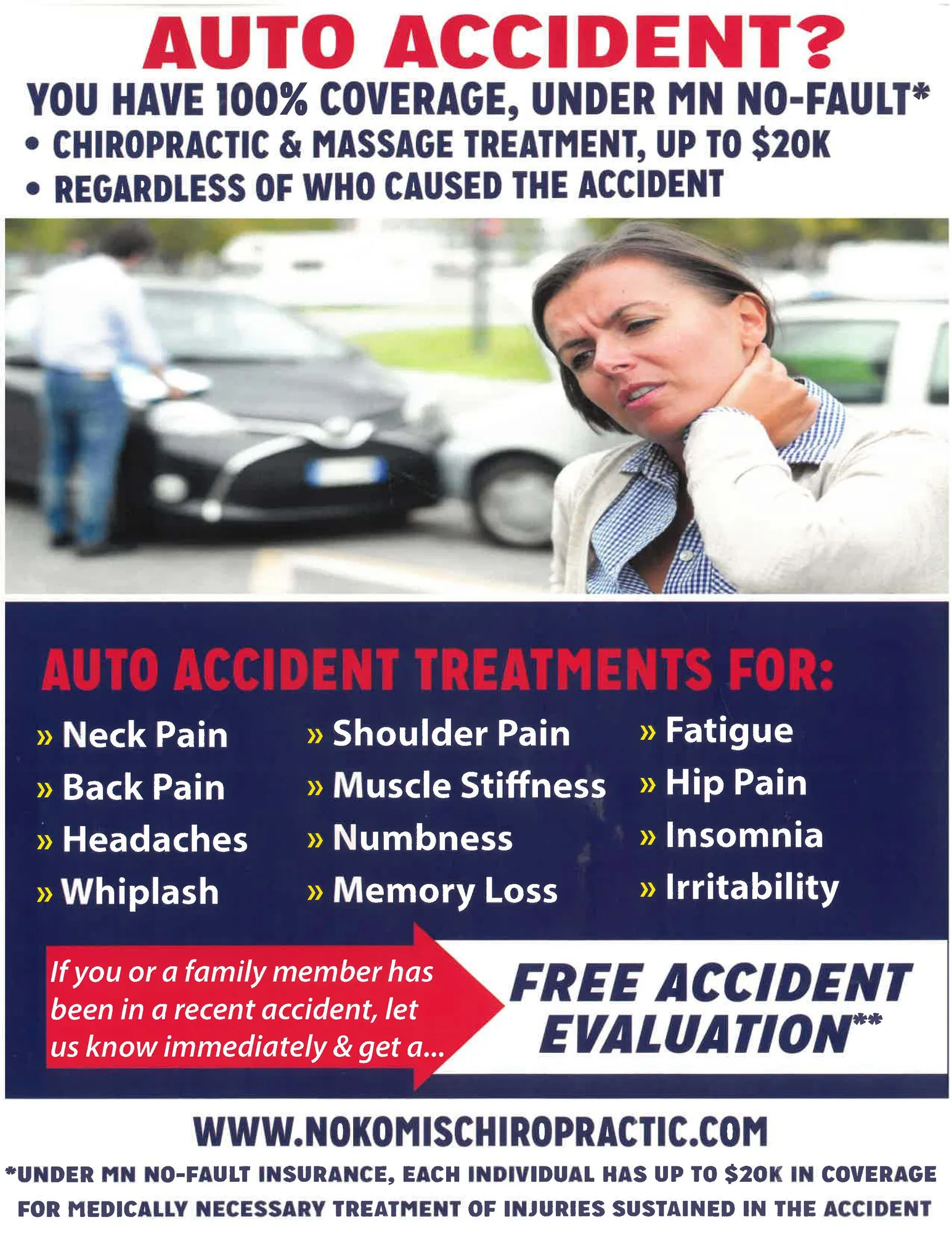 Auto Accident Care at Nokomis Chiropractic and Wellness in Minneapolis